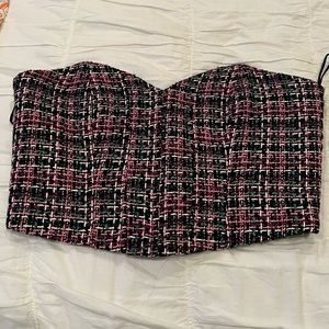 Zara Corset Crop Top